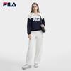 Fila Женская вязаная толстовка с цветовыми блоками и молнией на половину