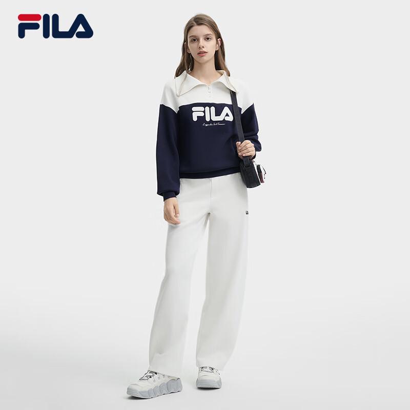 Fila Женская вязаная толстовка с цветовыми блоками и молнией на половину