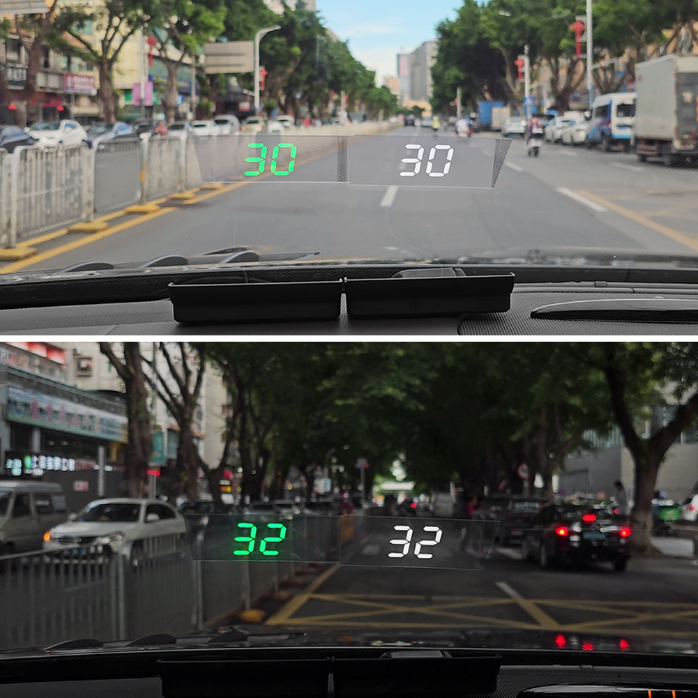 Автомобильный GPS HUD Head Up Display Цифровой спидометр на лобовом стекле Спидометр КМ/Миль/Ч для автомобиля Грузовик Plug and Play Автозапчасти Аксессуары
