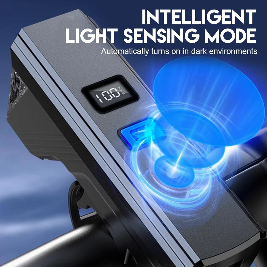 Новый светодиодный велосипедный фонарь с USB-зарядкой, передняя фара велосипеда с 5 режимами для катания, горного, шоссейного, для велолюбителей