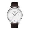 Tissot Tradition Quartz Watch, Silver Dial, Leather Strap, Men's, T0636101603700