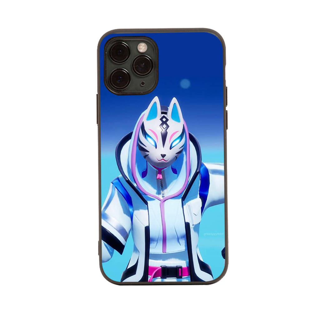 Чехол для iPhone 16 15 Plus 14 13 12 11 Pro 8 7 6S 6 SE 5S X XR XS Max Realme C30 C33 C31 9I Black Sofe Cover FI1 Fortnite