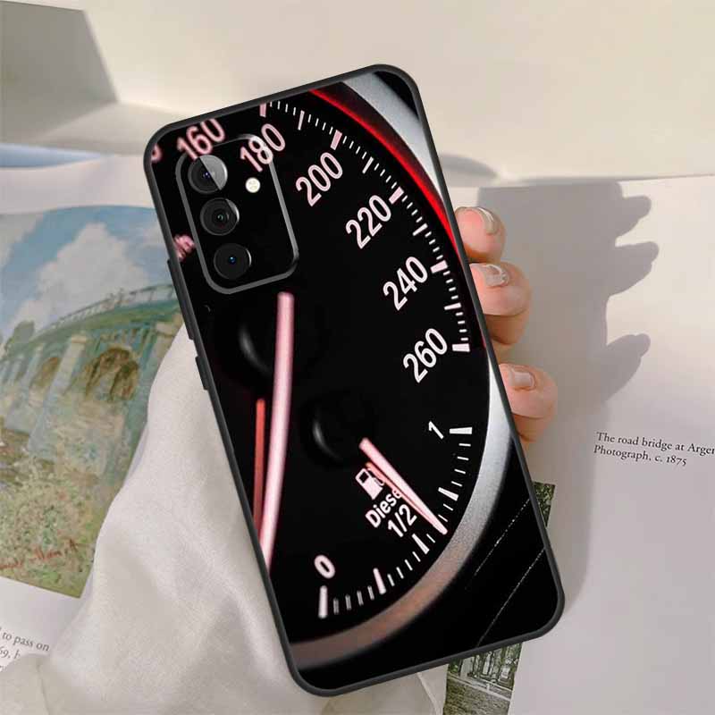 Крутой ретро-спидометр Чехол для Samsung Galaxy A16 A26 A56 A36 A06 A52 A53 A33 A13 A34 A54 A14 A15 A35 A55 A22 A32
