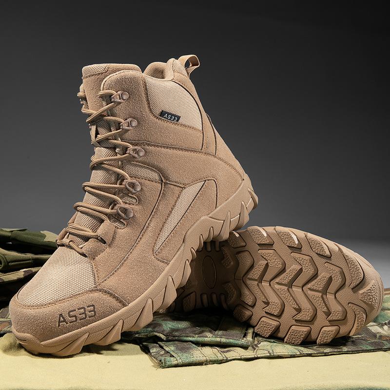 Ботинки для тренировок на открытом воздухе большого размера, мужские и женские, удобные и дышащие, для пеших походов на открытом воздухе, пустынные тактические ботинки для пеших походов