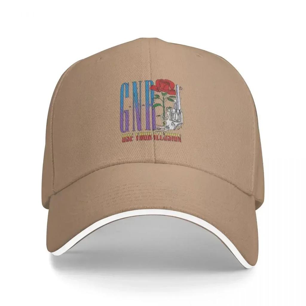 Guns N Roses Heavy Baseball Cap Metal Punk Outdoor Sport High Quality Hip Hop Hats Unisex Unisex Street Style Print Baseball Caps