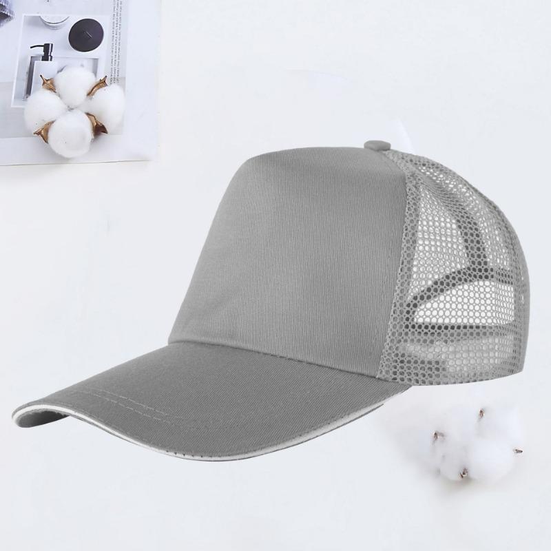 Volunteer Summer Breathable Baseball Mesh Cap Printing Travel Sun Hat Small Batch