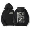 Cartoon Anime Couple Hooded Sweater European Size Retro Rock Arctic Hoodie
