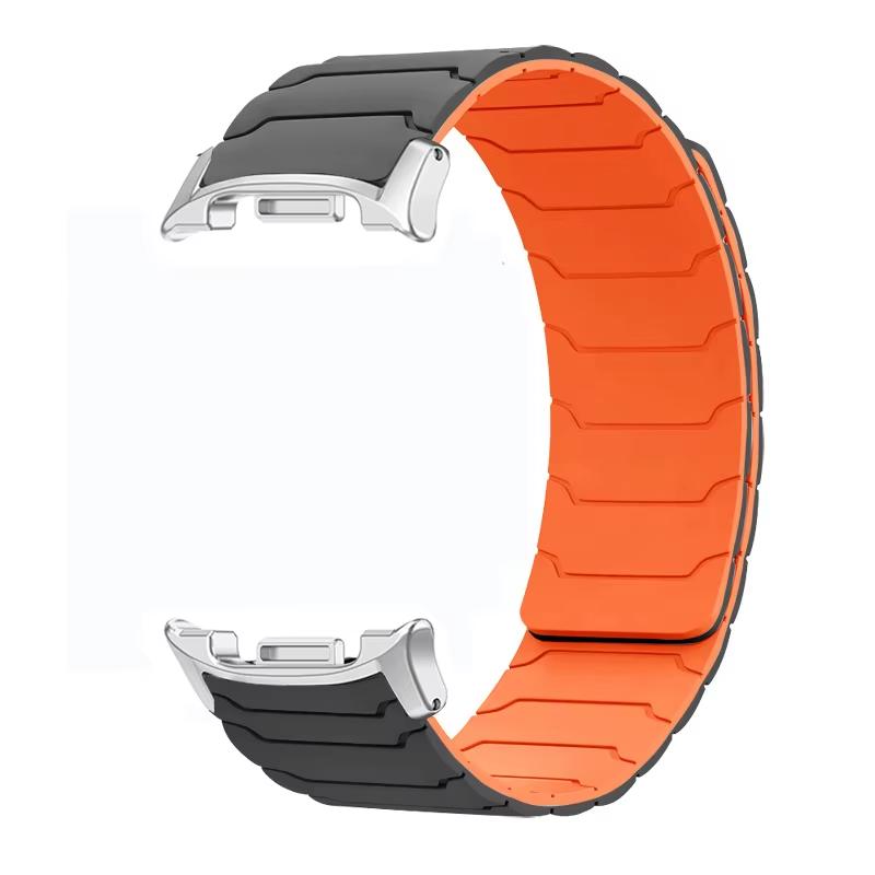 Силиконовый ремешок для Samsung Galaxy Watch 8 40 мм 44 мм 8 Classic 46 мм Спортивный магнитный браслет Galaxy Watch Ultra 2026 47 мм Correa