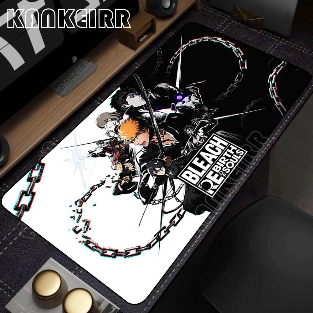 Новый Аниме HD Bleach Коврик для Мыши Ноутбука Игровой Коврик для Клавиатуры XXL Большой 900x400 мм Настольный Коврик Крутые Киберспортивные Коврики Противоскользящий Коврик для Мыши