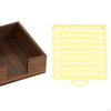 Держатель для липких заметок с трафаретным диспенсером, акриловая коробка, компактный многоцелевой офис