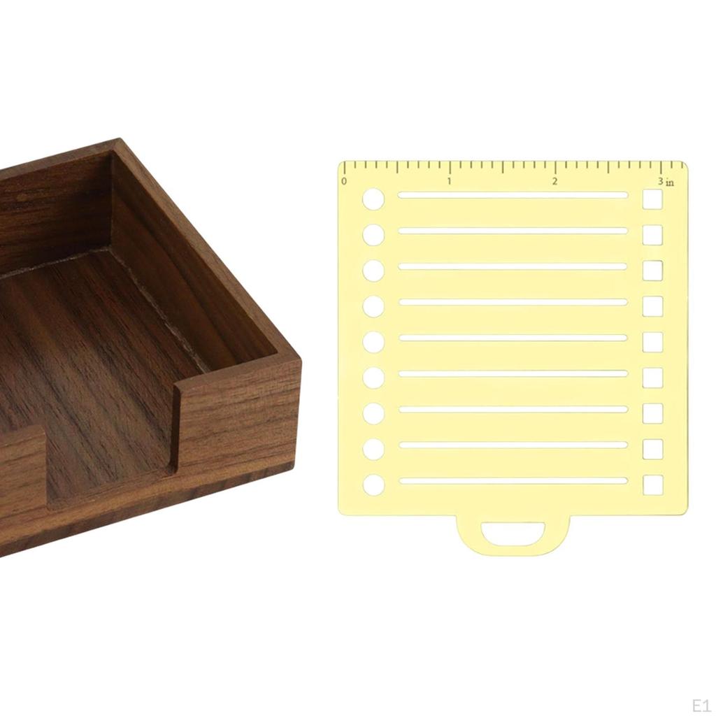 Держатель для липких заметок с трафаретным диспенсером, акриловая коробка, компактный многоцелевой офис