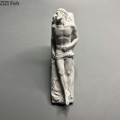 Креативные спящие фигуры Гипсовая статуэтка Настольное украшение Художественные поделки Украшения Спящие персонажи Скульптура Эстетичный декор комнаты