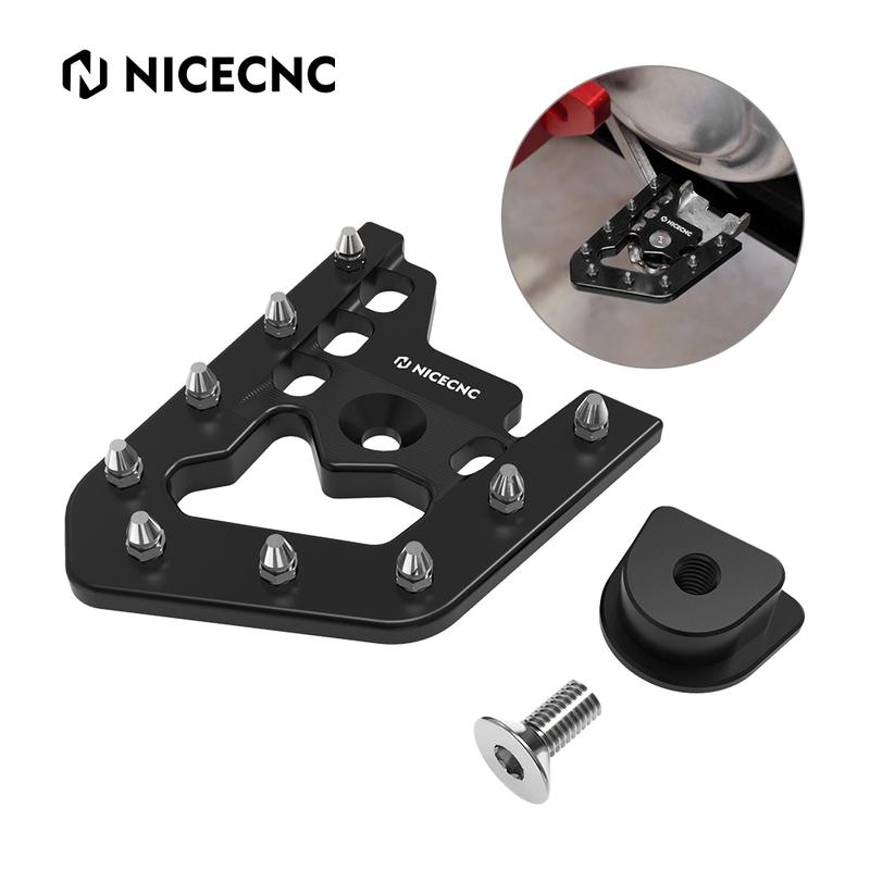 For Yamaha Raptor 700 700R YFM700 YFM700R Brake Pedal Step Tip Plate Pad 6061T-6 Aluminum ATV Accessories