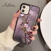 Чехол для телефона с цветком сливы для iPhone 11 12 13 14 Pro Max mini X XR XS SE 2020 6S 7 8 Plus Samsung Galaxy S21 S22 Крышка-накладка