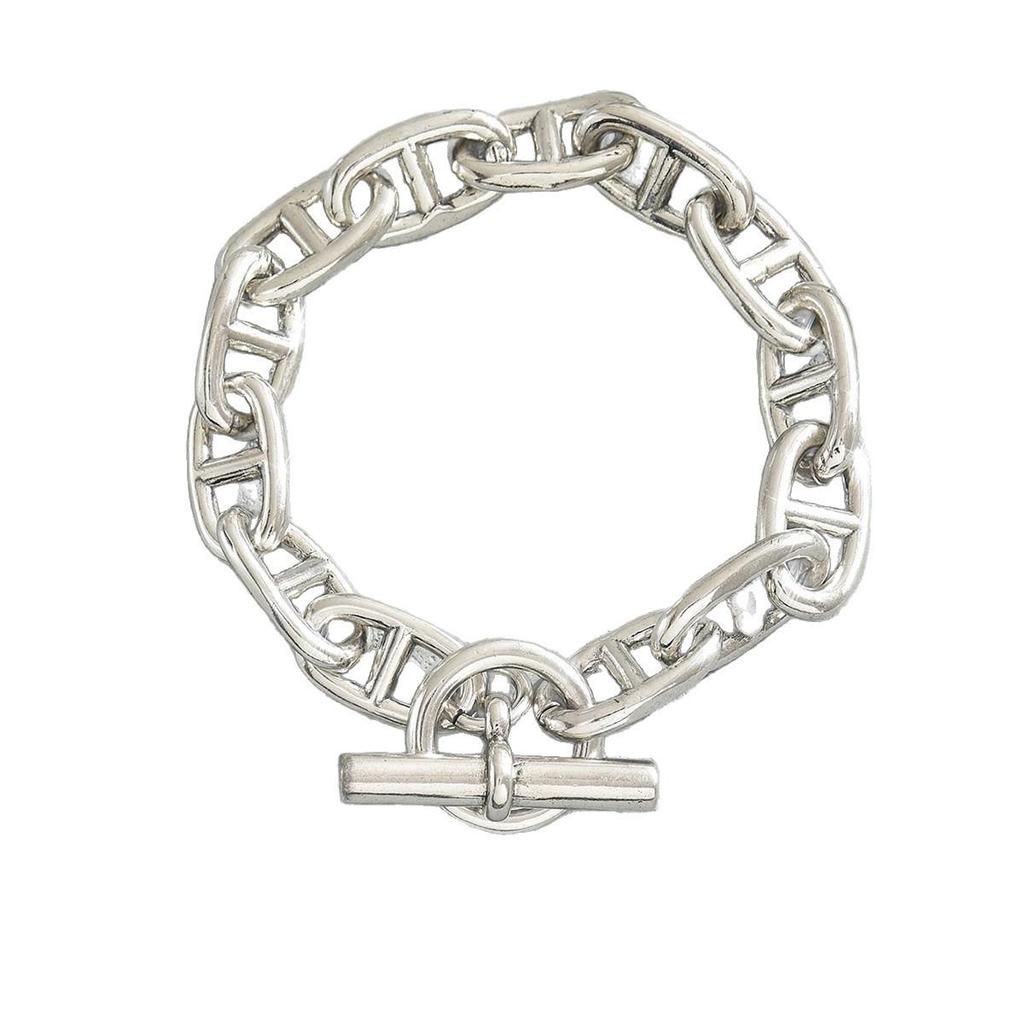 Geometric OT Buckle Bracelet: European & American Unisex Fashion