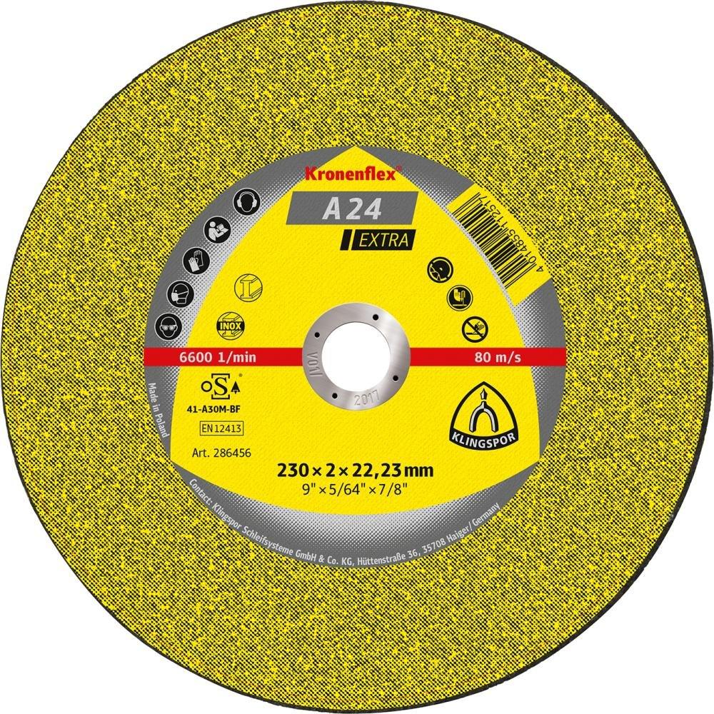 Metal disc 230x3x22 KLINGSPOR A24EX flat