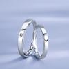 Women Men Opening Adjustable 1 Pair Finger Rings Set Couple Jewelry Sun Moon Ring Engagement Ring