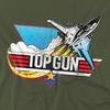 Top Gun Mens Distressed Logo T-Shirt