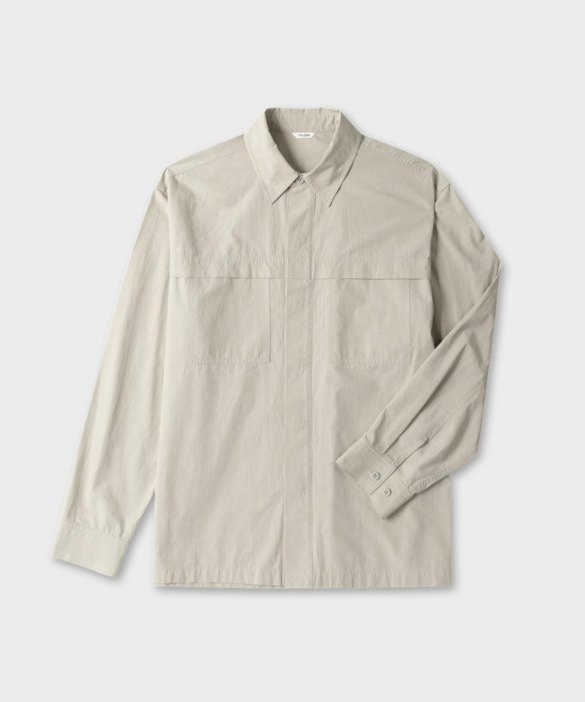 TAILDERN Sachs Cotton Shirts Jacket Beige