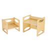 Weaning Table and Chair Set Montessori Kids Activity Table and Chair Wood