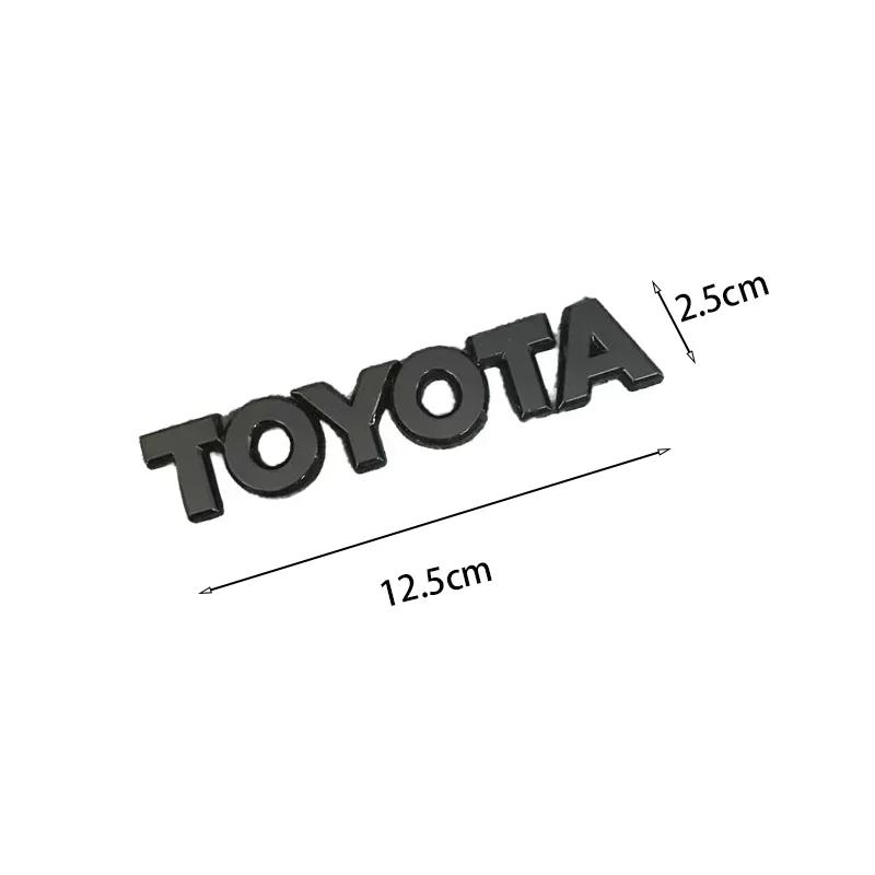 3D задний значок багажника для Toyota RAV4 Corolla Camry Prado GT86 Crown REIZ CHR Avalon Hilux Tacoma Логотип автомобиля Автоаксессуары