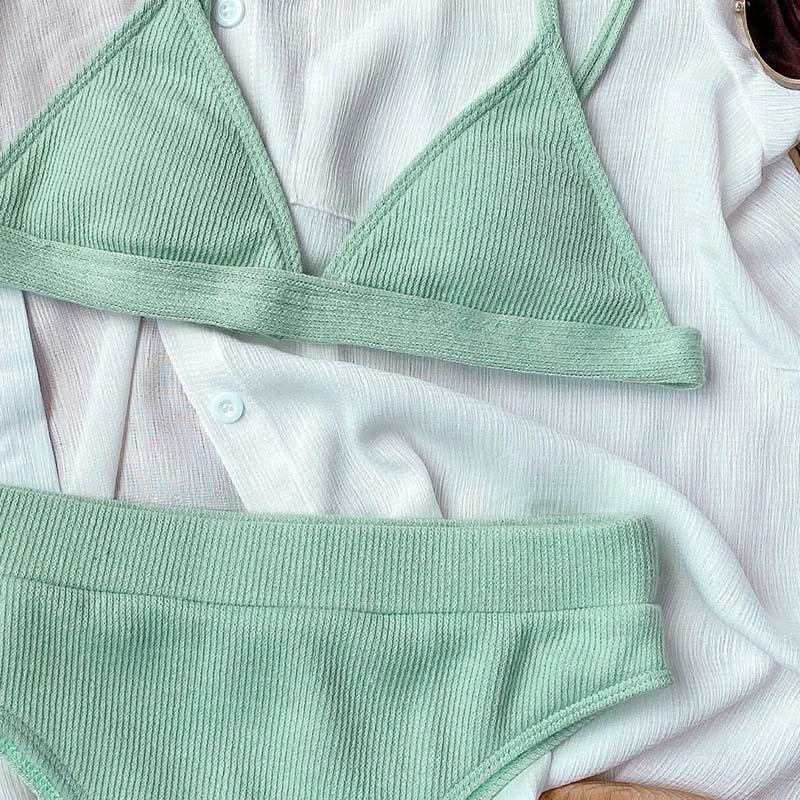 Купальник бикини с высокой талией