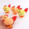Fashion Funny Portable Plush Toy Walking Wind Up Chick Animal for Kids