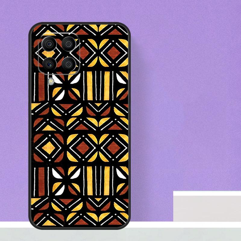 African Wax Print Design For Samsung Galaxy M21 M51 M12 M32 M52 M13 M23 M33 M53 M34 M54 M30s M31s M15 M55 M20 Case