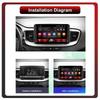 2Din Android Car-Play Car Radio,KIA Ceed 2019-2021,Multimedia Player Head Unit Stereo GPS Navigation BT WIFI,1+16GB