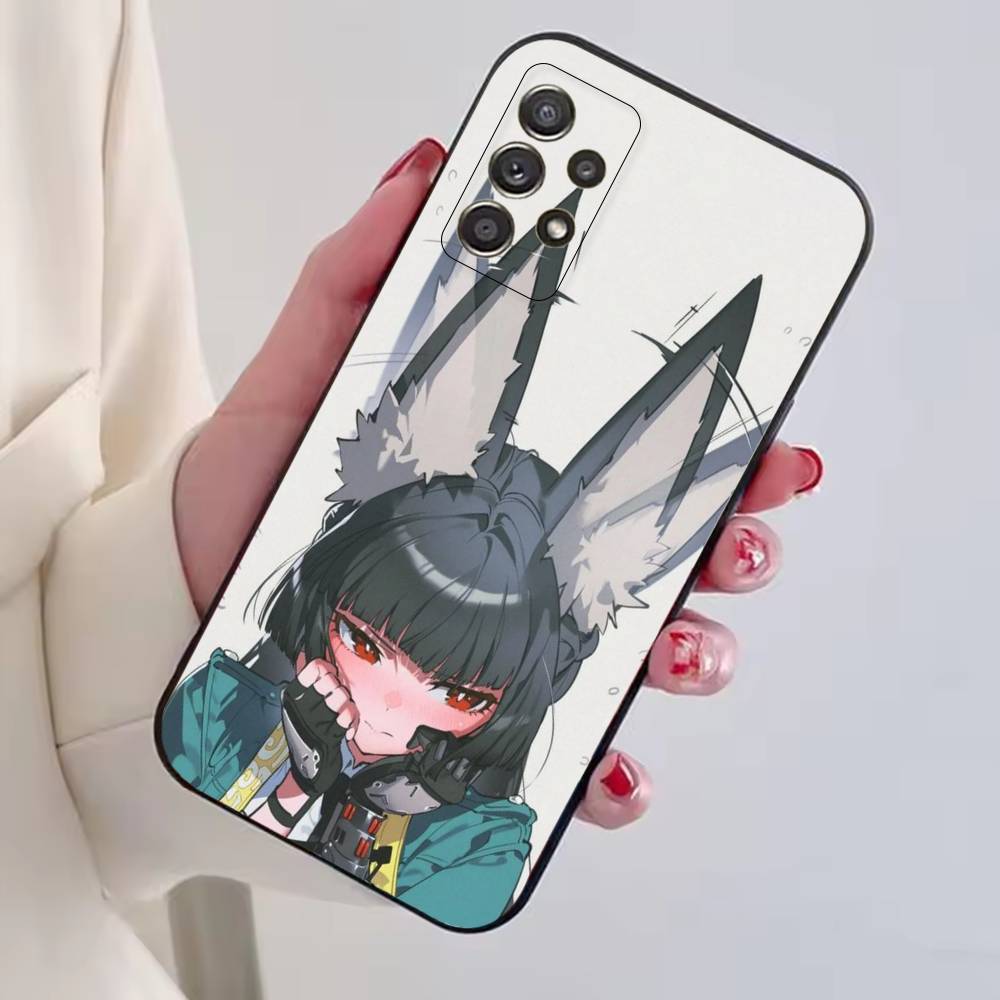 Чехол для телефона Hoshimi Miyabi из игры ZZZ для Samsung S25, S24, S21, S22, S23, S30, Ultra, S20, Plus, Fe, Lite, Note, 10, Черная крышка