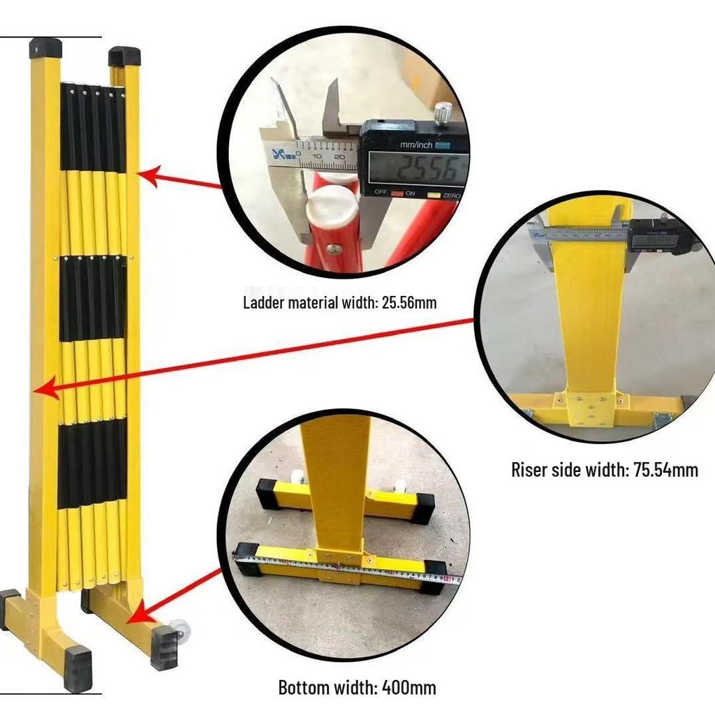 Portable Telescopic Fiberglass Insulated Fence for Outdoor Use