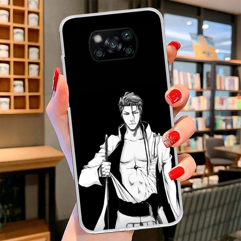 Bleach Aizen Sousuke Cover Phone Case For Xiaomi Poco F7 Ultra X7 X6 X5 Pro M7 Redmi 15C 15 13C 13 12C 12 10C 10 9A 9C 9T 9 Shel