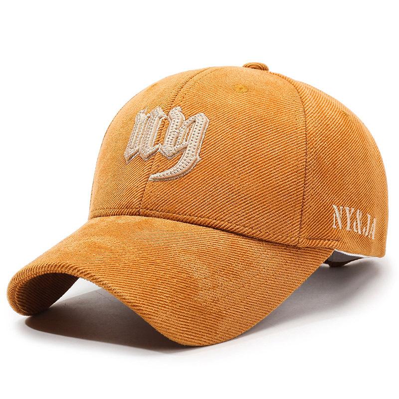 Embroidered Letter Cap Women's Spring Autumn Sunshade Baseball Cap Men's Outdoor Cap