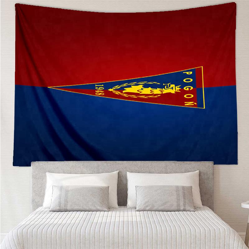 Pogoń Football Crest Tapestry Room Decoration Wall Hanging for Living Room Bedroom, dormitory, Birthday and Christmas gifts