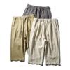 Cropped Pants Summer Thin Loose Export Men's Linen