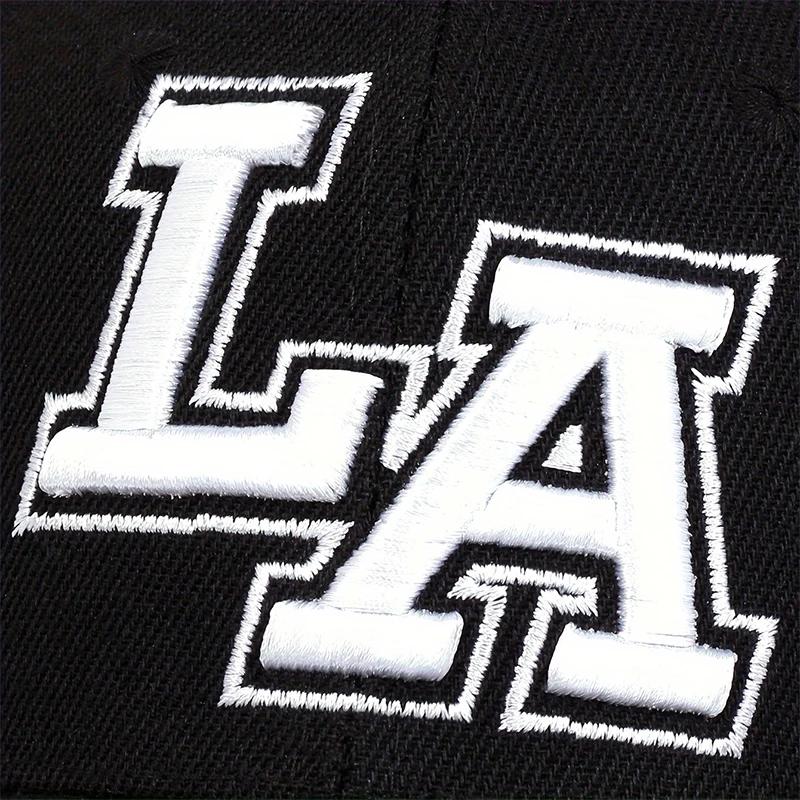 Бейсболки унисекс с вышитыми буквами Los Angeles, регулируемые повседневные шляпы, солнцезащитная кепка для активного отдыха на весну и осень