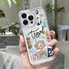 Модные Бирки для Путешествий Силиконовый Чехол Для iPhone 16 Pro 15 14 17 13 12 11 Pro Max 7 8 Plus 17 Pro Ударопрочный Прозрачный Мягкий Чехол