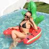 New Inflatable Pineapple Floating Drainage Upper Recliner Sofa Foldable Backrest Thickened Adult Recliner Sofa