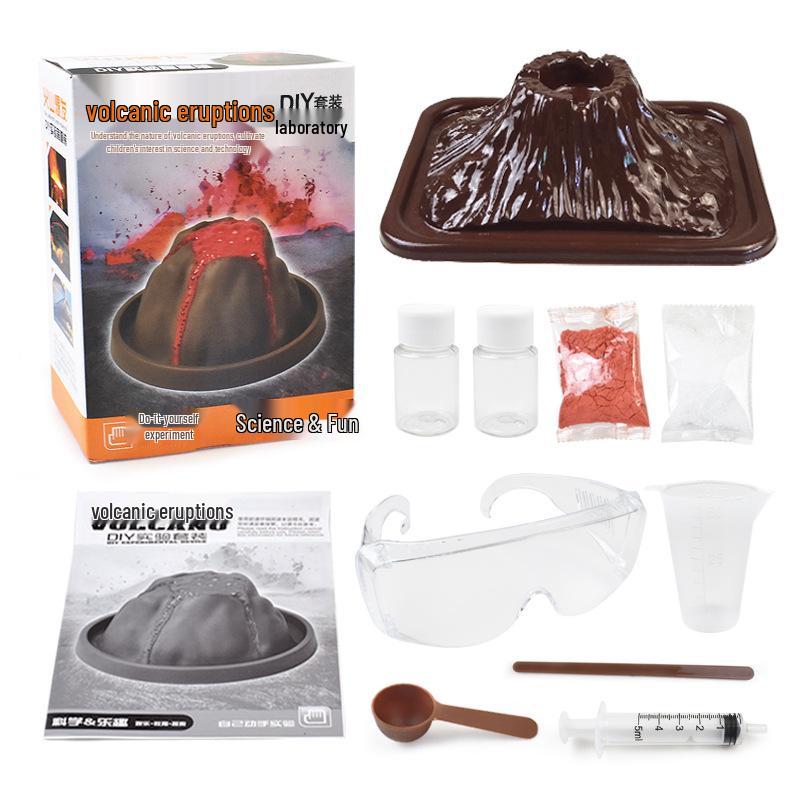 Набор для научного эксперимента «Вулканическое извержение» для детей
