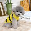Bee Pattern Dog Vest Mesh Dog T-Shirt Lovely Puppy Clothing Daily Wear