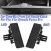 For Fiat Grande Punto 2005 2006 2007 2008 2009 RHD / LHD Car New Front Opening Glove Box Front Lid Handle Catch Black 735426145