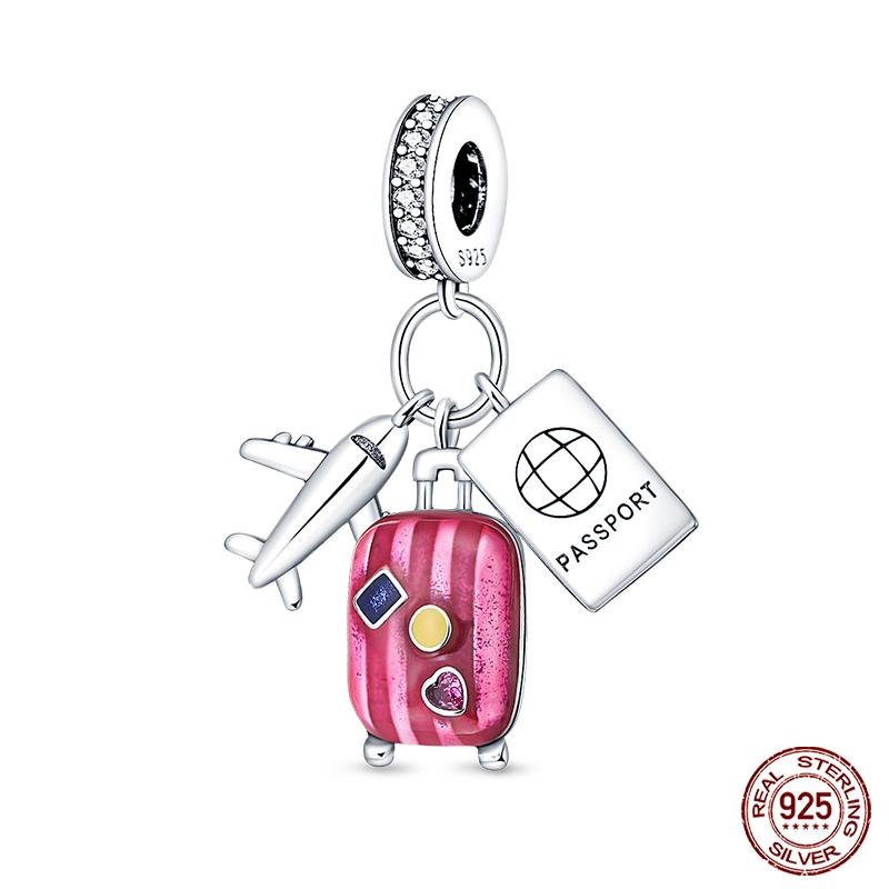 Оригинальные бусины-шармы серии Magic Color Chameleon Luminous из стерлингового серебра 925 пробы, подходящие для браслета, сделай сам, ювелирные изделия, подарки