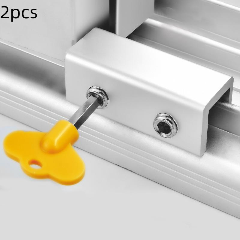 Пряжка блокировки безопасности окна Двойное отверстие Внутренний диаметр 16 мм Неперфорированный противовзломный замок Замки защиты безопасности