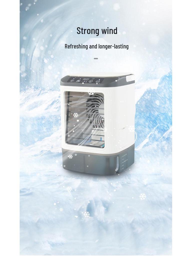 Rechargeable Ultrasonic Humidifier & Silent Desktop Air Cooler Fan