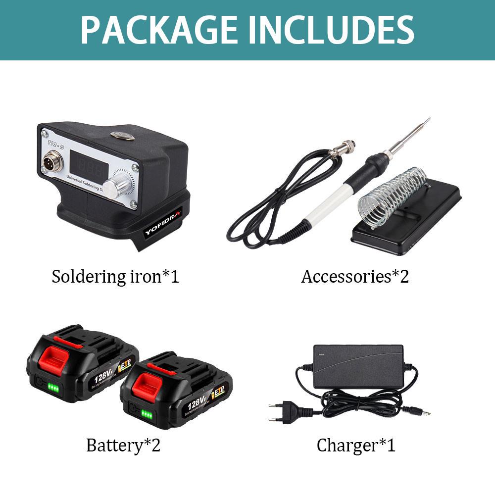 500 Вт 2-в-1 портативный беспроводной электрический паяльник многофункциональный бытовой электросварочный аппарат