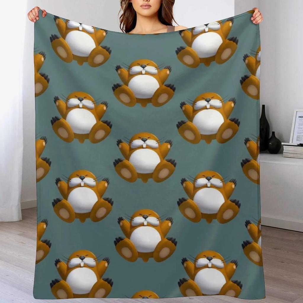 New Monty Mole Throw Blanket Stylish Couch Blanket for Home Living Room