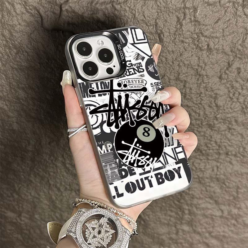 Black 8 Poster Applicable iPhone 13 Pro Phone Case, Creative iPhone 15/16, 11/12 Drop-Proof New iPhone 17 Pro