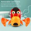 Plastic LED Light Crab Walking Toys With Music Crawling Crab Sensory Toy  Kids