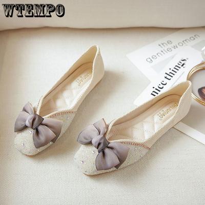Женская обувь, весенне-летняя модная обувь на низком каблуке, нежная обувь Fairy Beans