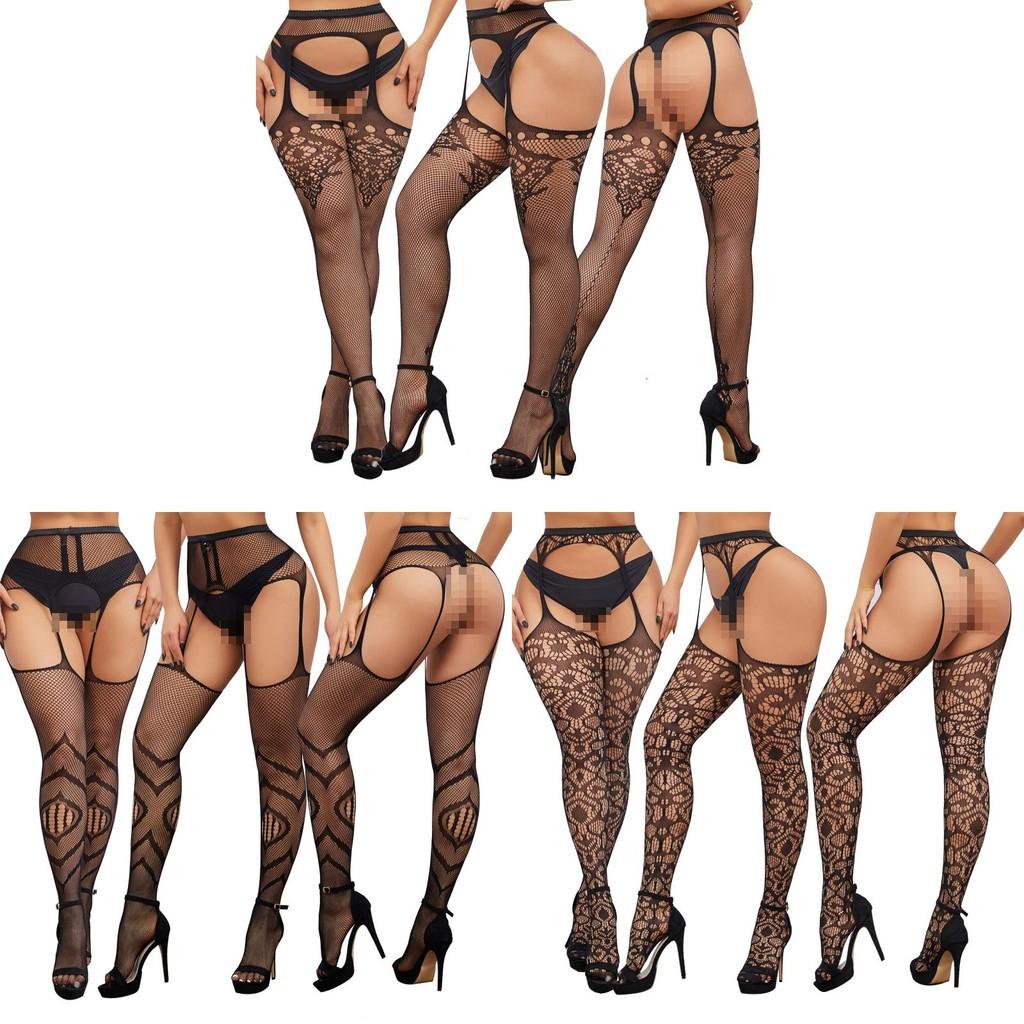 Sex For Stockings Women With Stretchy Fishnet Design Crotch Socks Fashion Gift
